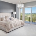 50557090 - master bedroom in luxury home with beautiful view